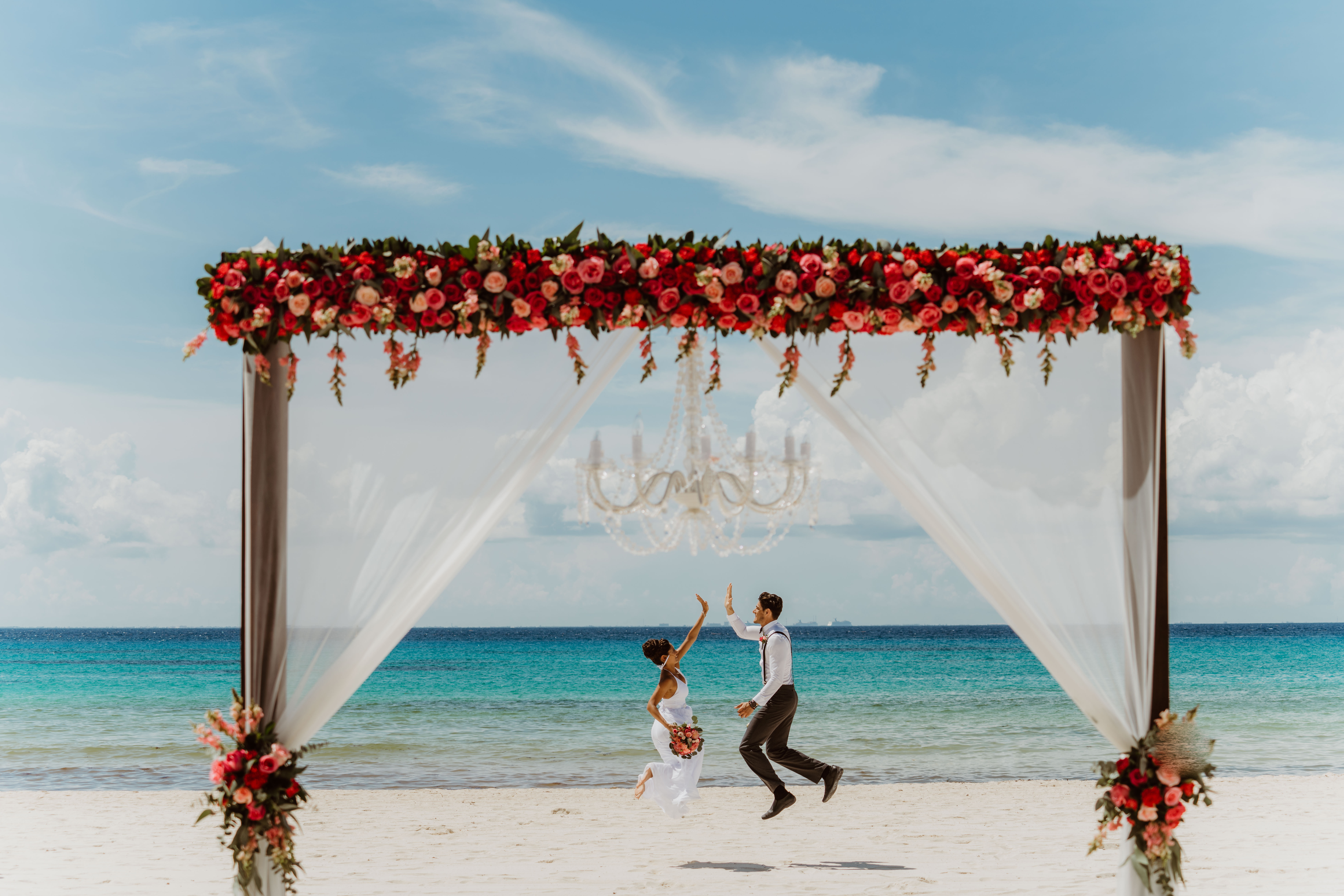Sandos Playacar Beach Wedding