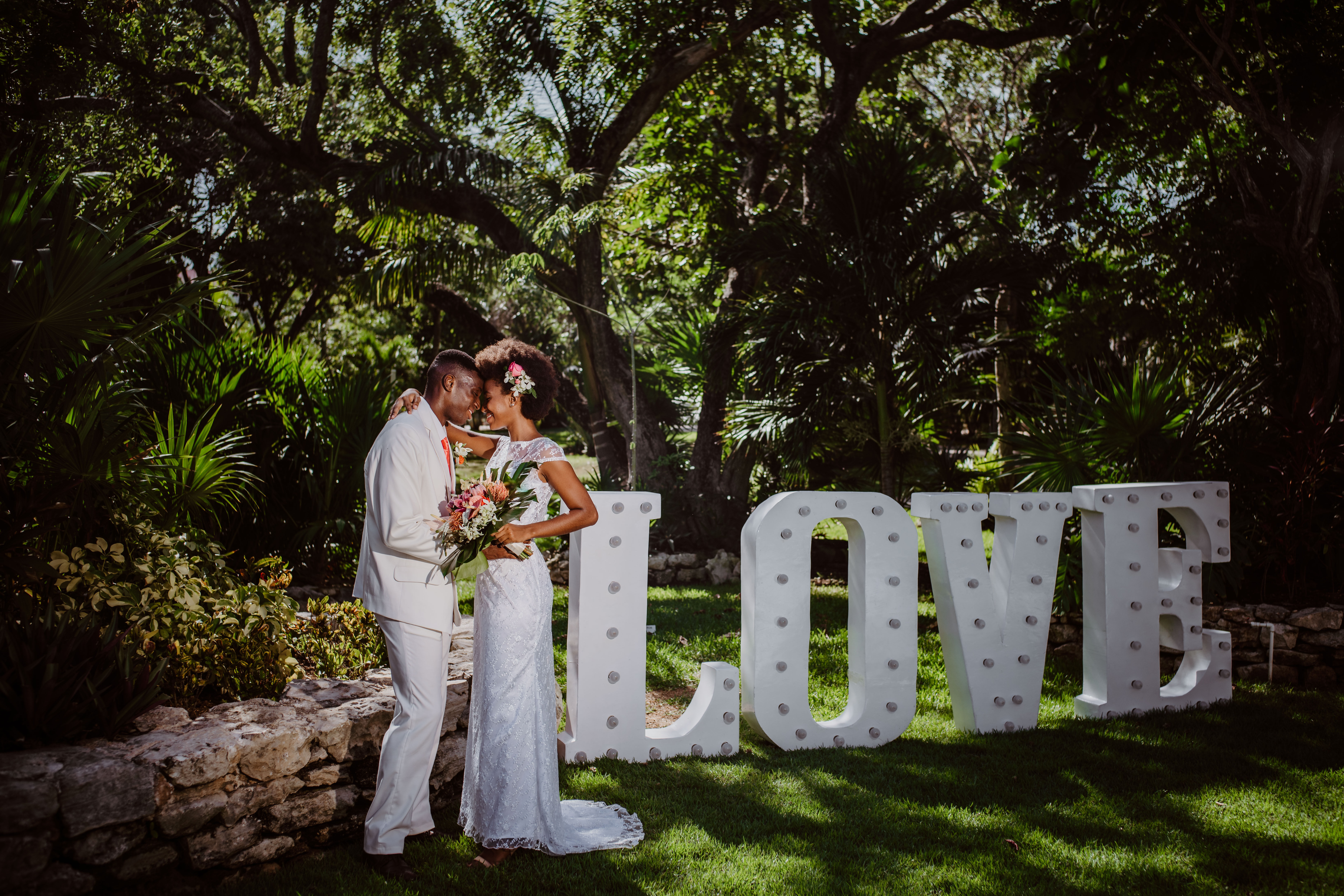 Sandos Playacar Garden Wedding