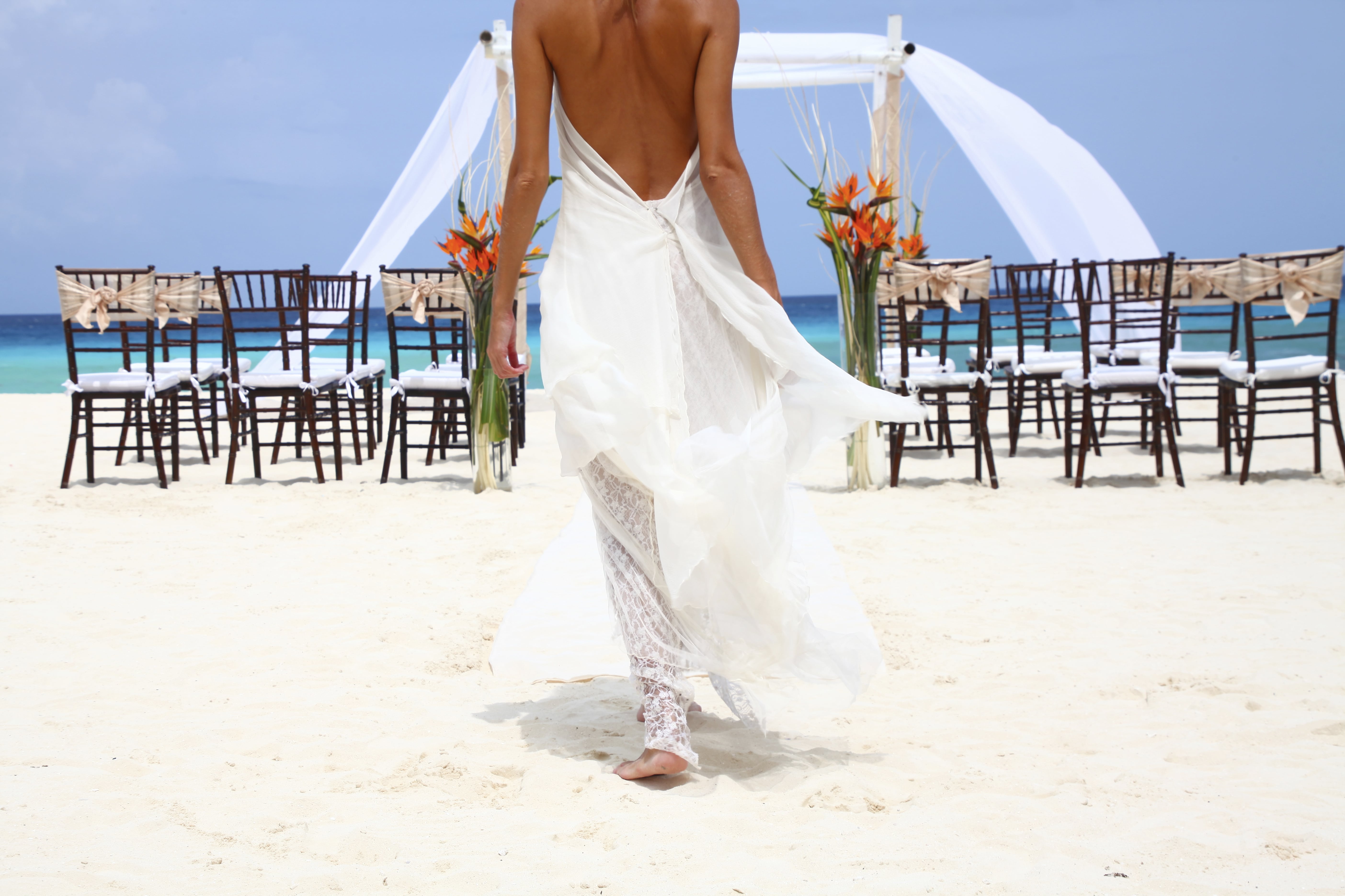 Beach wedding 
