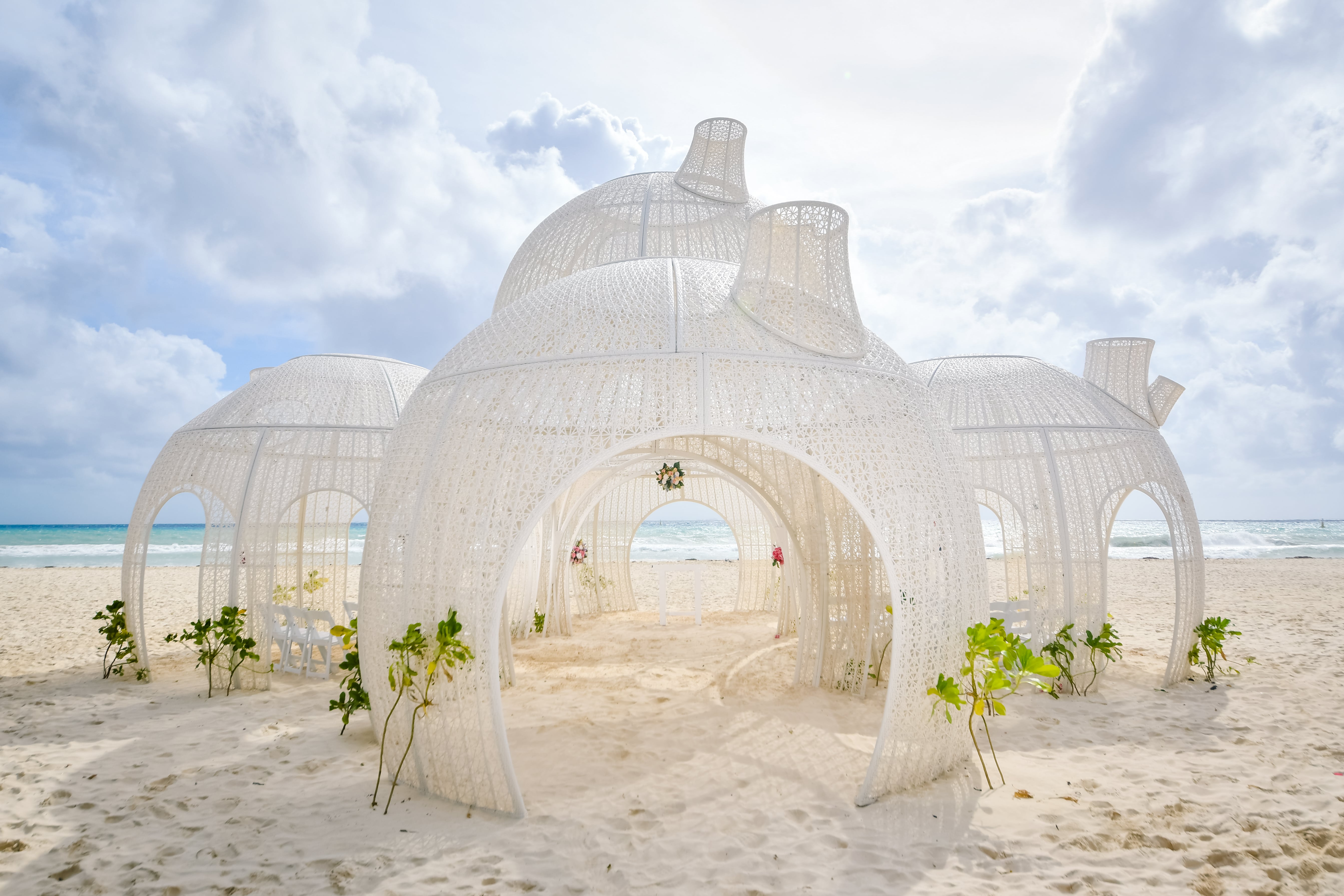 Sandos Playacar Beach Gazebo