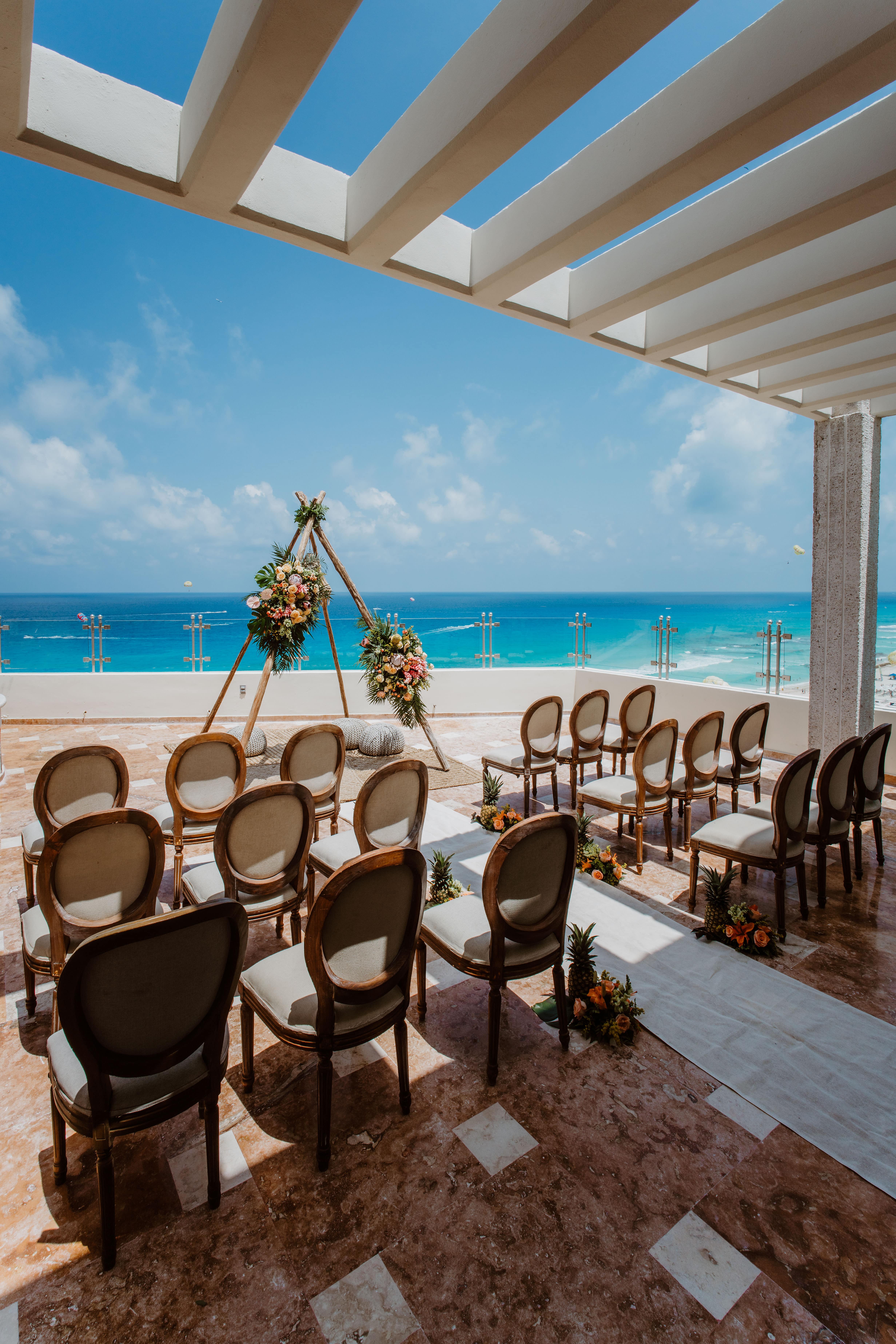 Penthouse Wedding Sandos Cancun