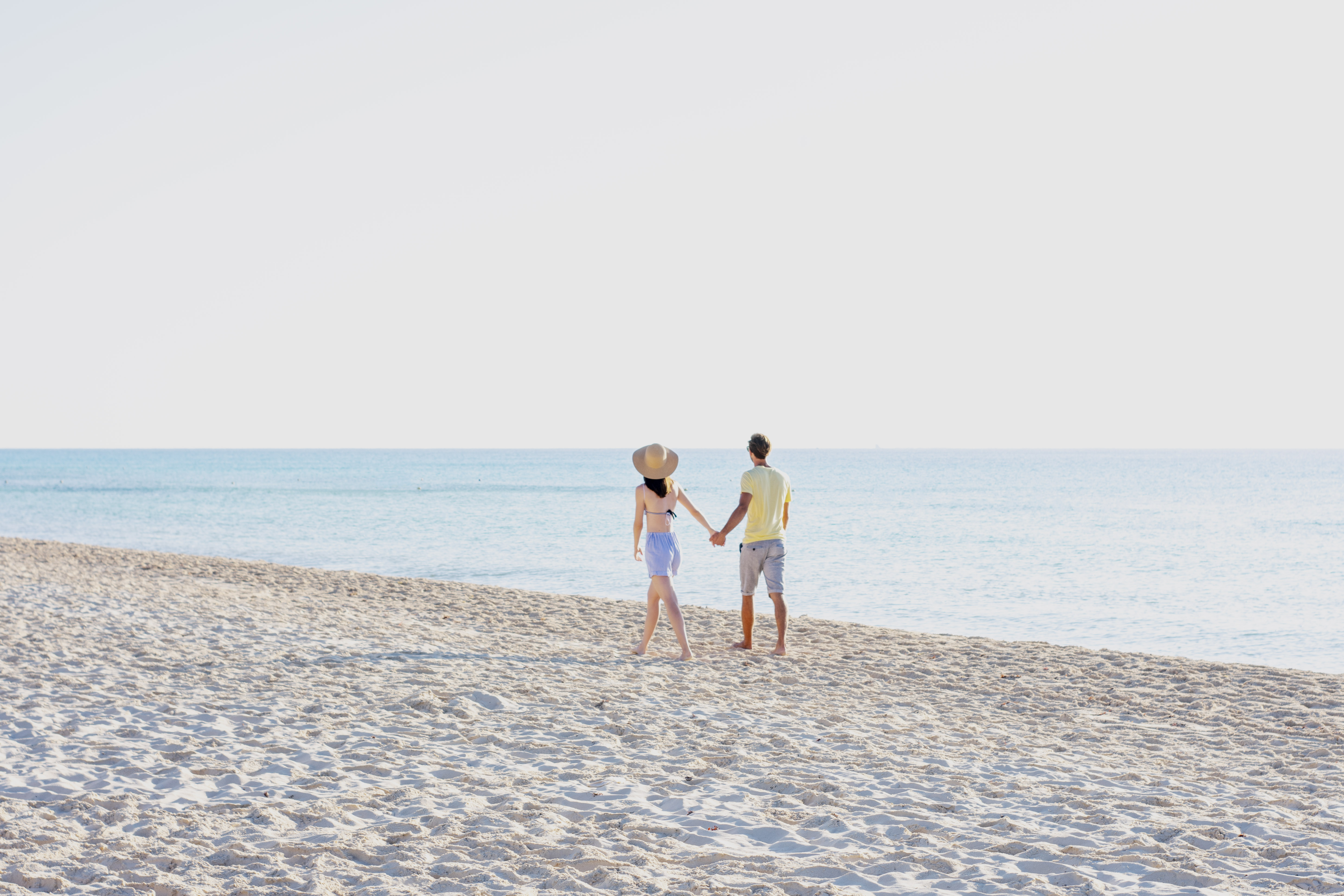 Couple beach
