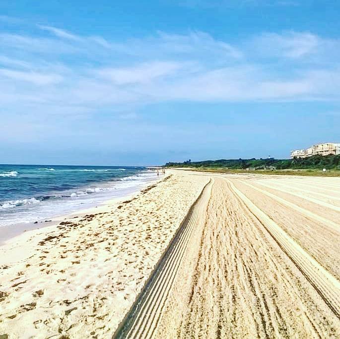Playacar beach sand