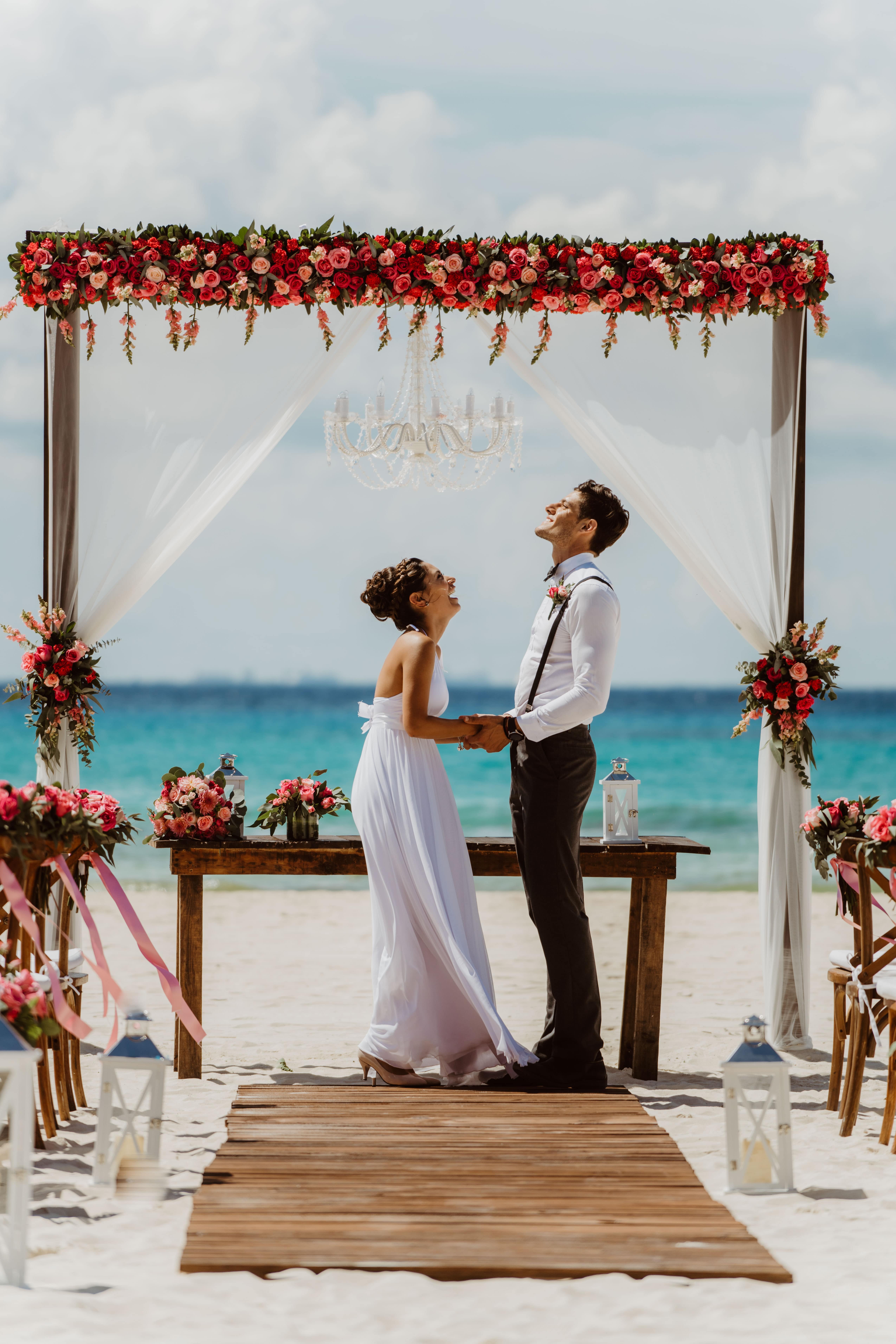 Beach Wedding Playacar 1