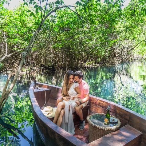 Romantic Boat River