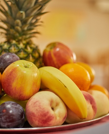 Fresh Fruit upon arrival