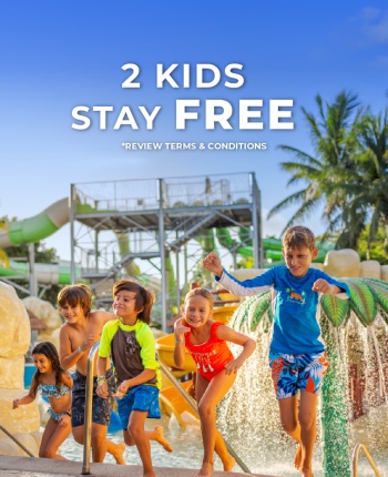 2 KIDS STAY FREE AT SANDOS CARACOL ECO RESORT AT WATER PARK