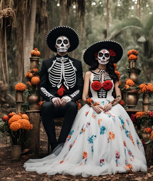 Jungle Skeleton Costume Child Multi