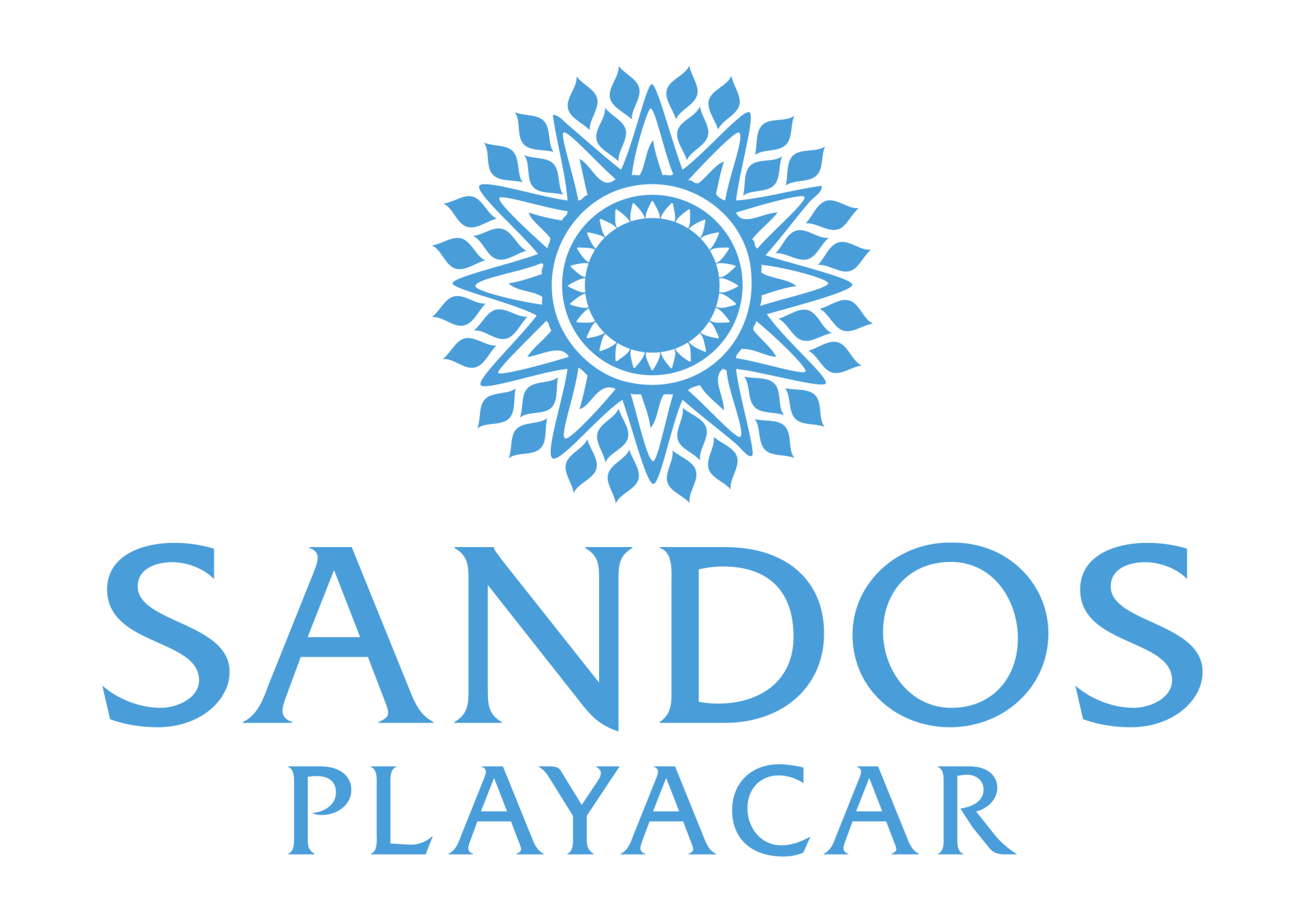 Logo Sandos Playacar Azul 