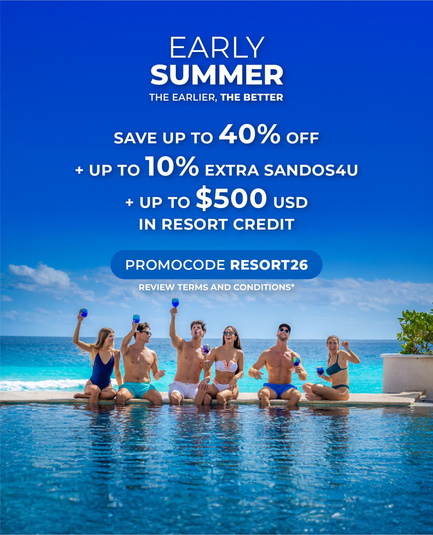 EARLY SUMMER AT SANDOS CANCUN